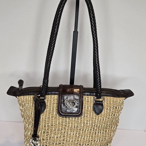 Brighton Woven & Leather Shoulder Bag - Picture 5 of 11